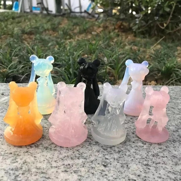 Sailor Moon Crystal Carving, Sailormoon Figurine, Anime Collectible - Picture 5 of 7